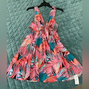 Brand new with tags tropical sundress size small
